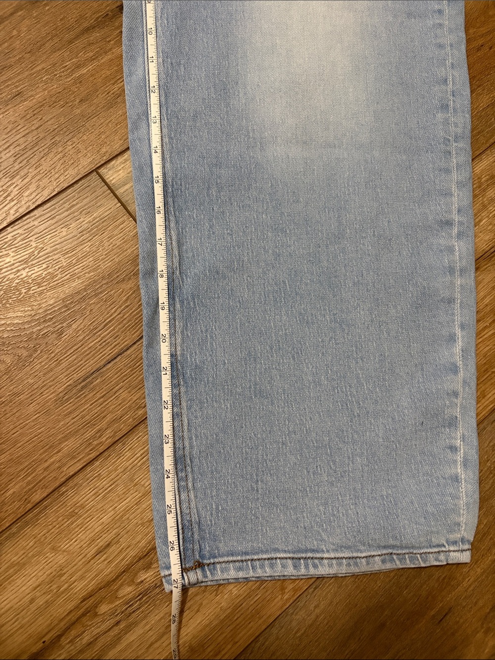 Quince cool blue Bella stretch barrel jeans - Picture 7 of 7
